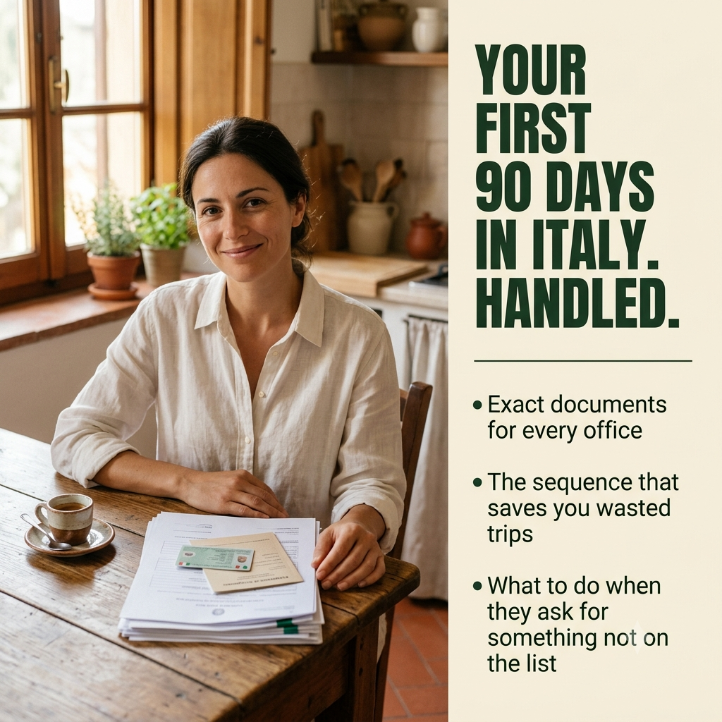 The Italy arrival blueprint: your first 90 days in Italy