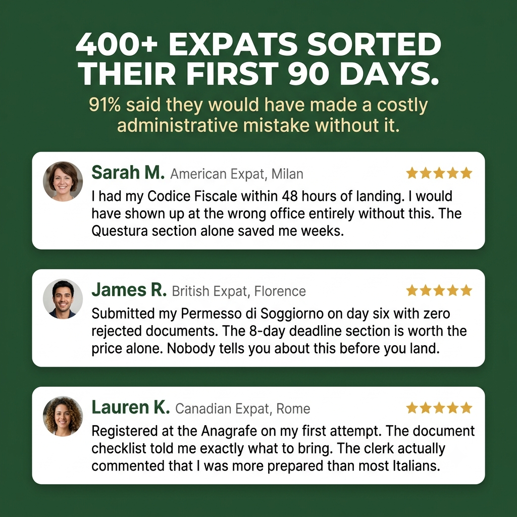 The Italy arrival blueprint: your first 90 days in Italy