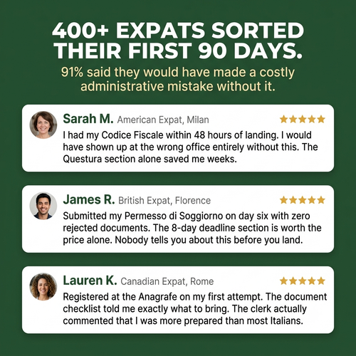 The Italy arrival blueprint: your first 90 days in Italy