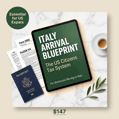 US tax obligations for Americans living in Italy
