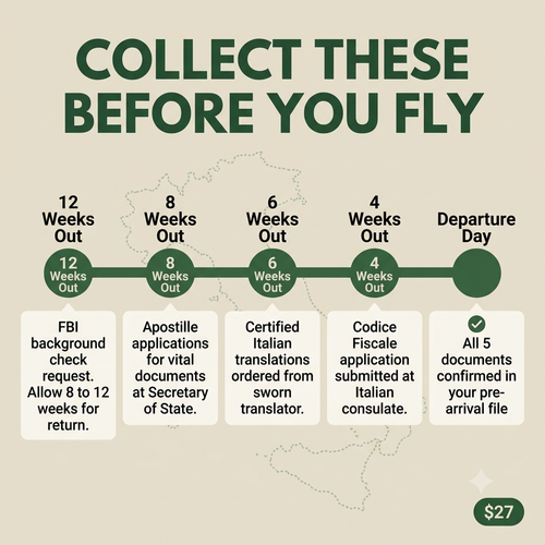 Pre arrival guide.