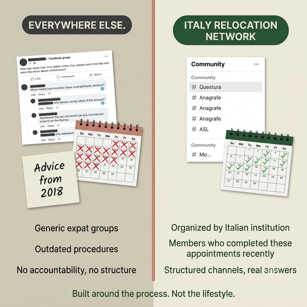 The Italy relocation network: Private expat community