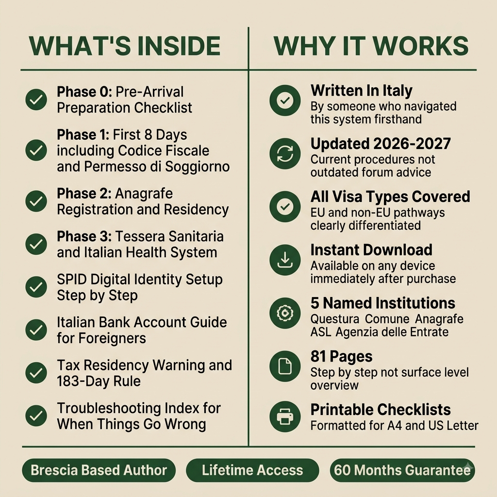 The Italy arrival blueprint: your first 90 days in Italy